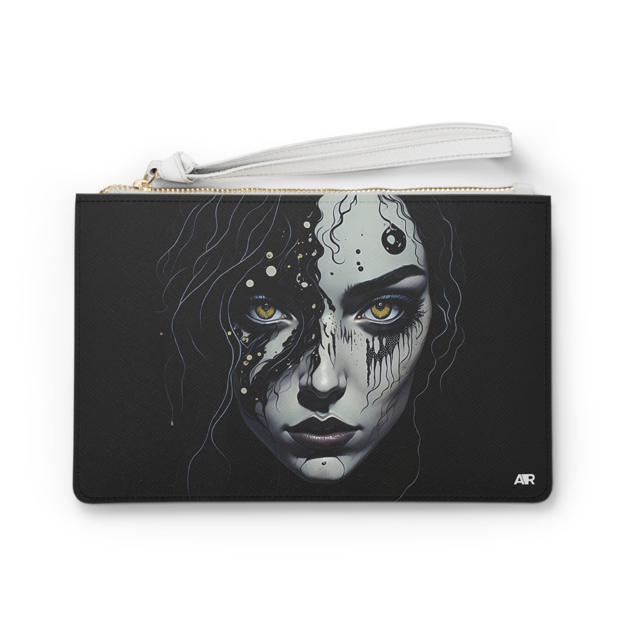 BLACK BIOBUNK CLUTCH BAG