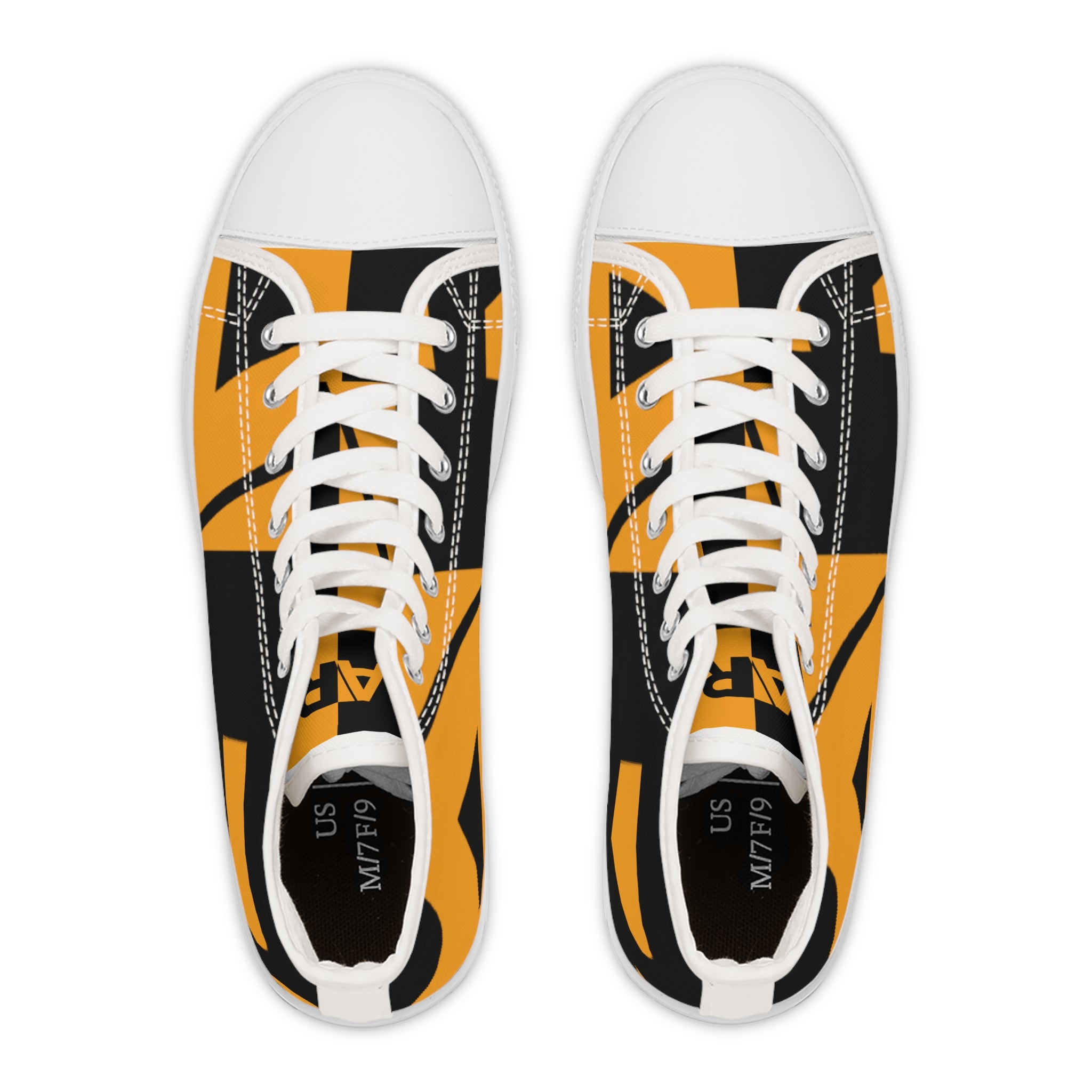 WHITE HIGH-TOP SNEAKERS