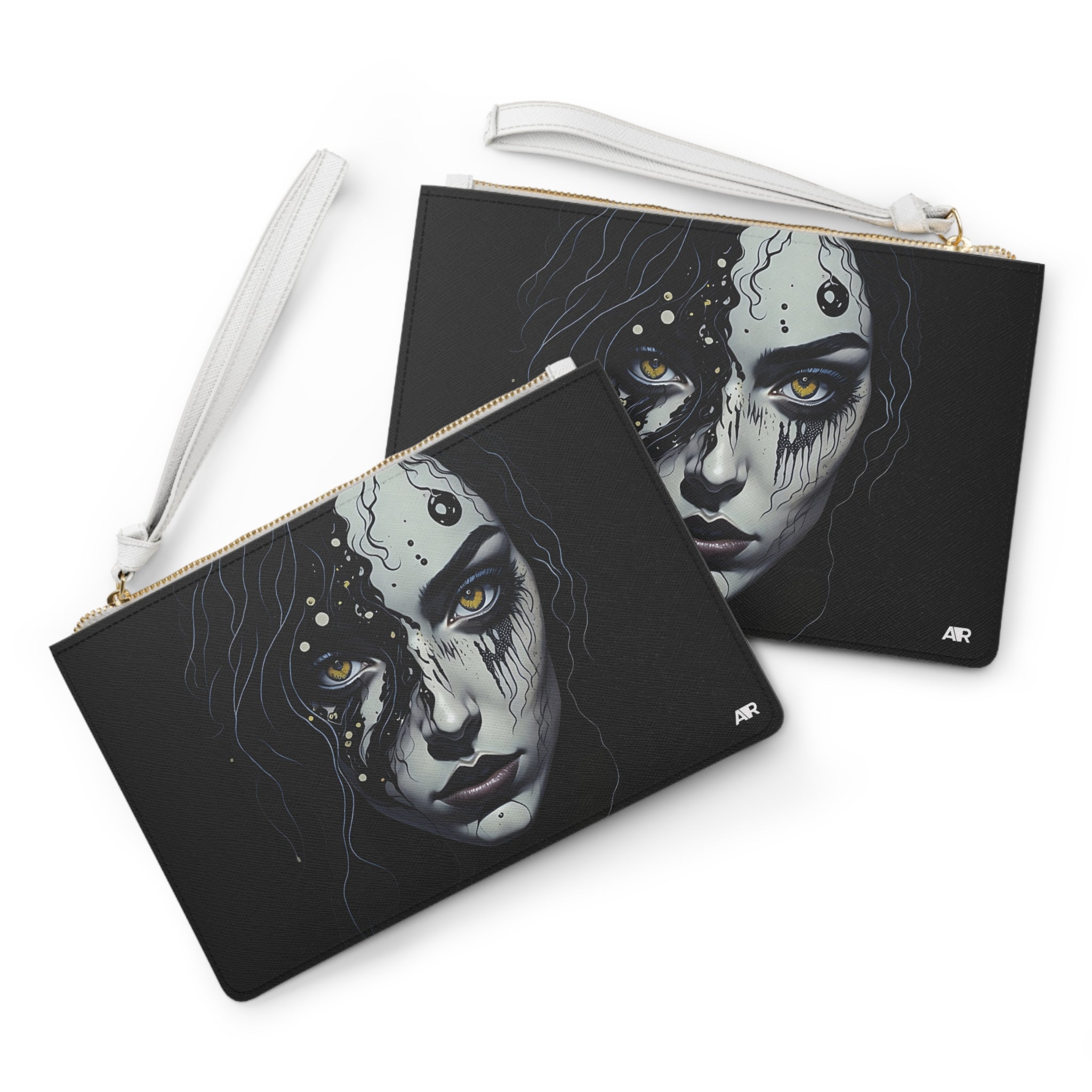 BLACK BIOBUNK CLUTCH BAG
