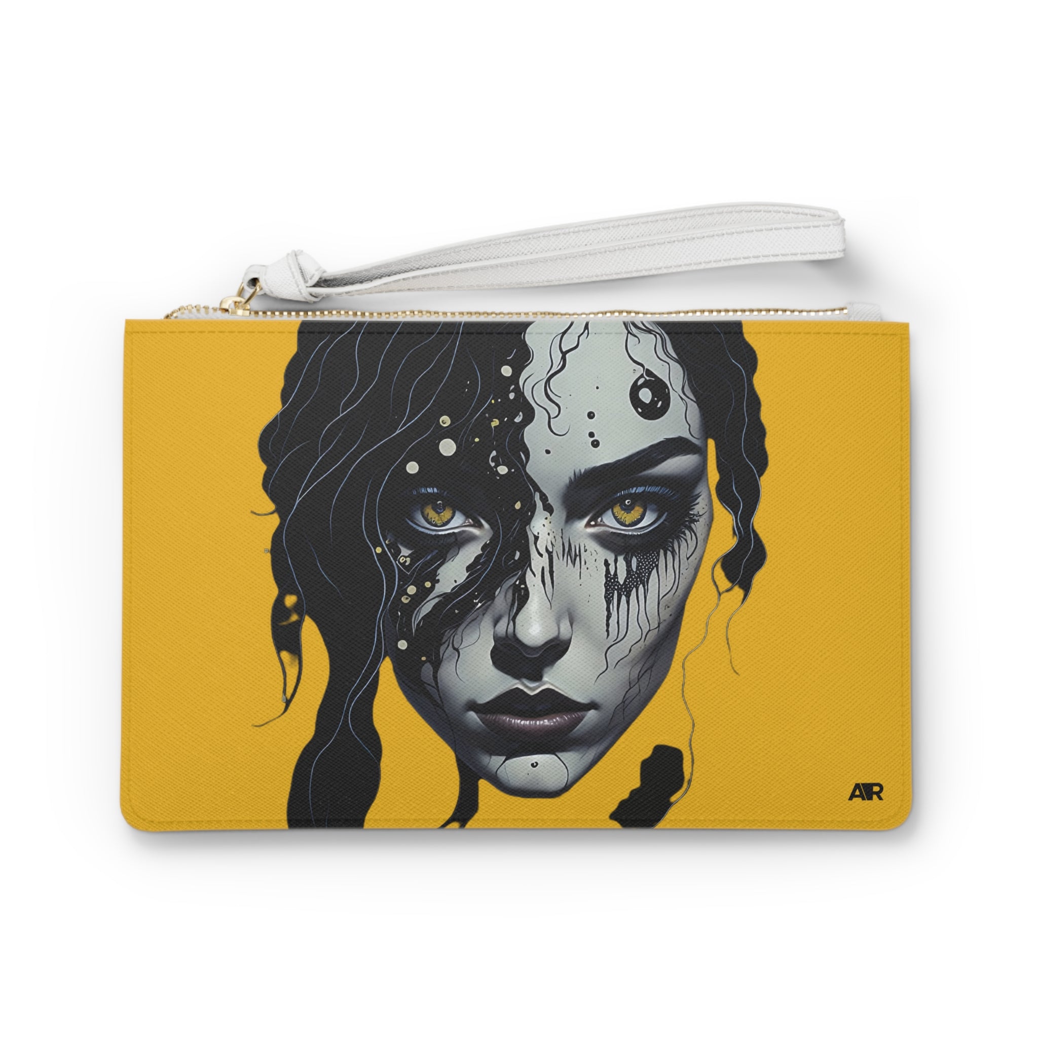 YELLOW BIOBUNK CLUTCH  BAG