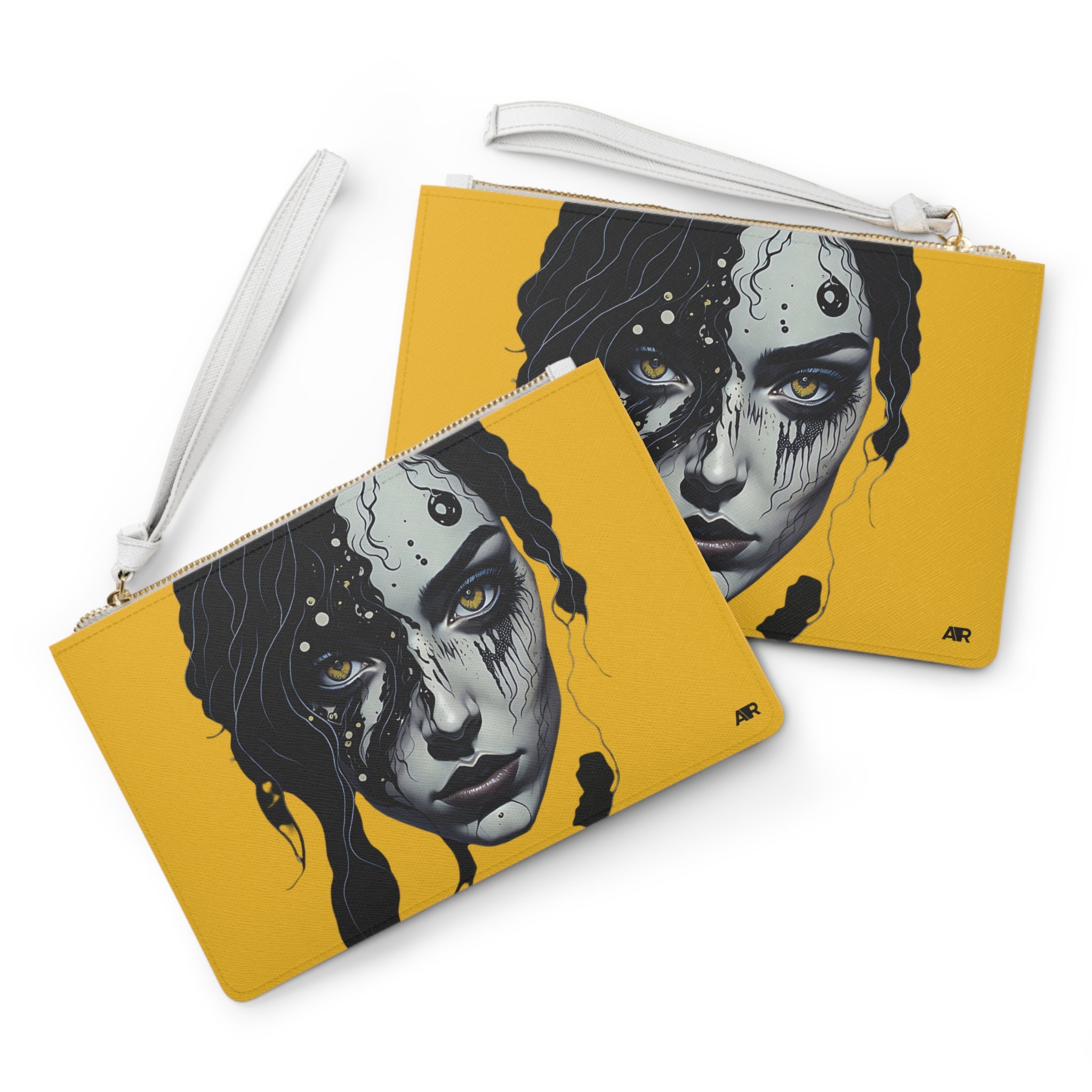 YELLOW BIOBUNK CLUTCH  BAG